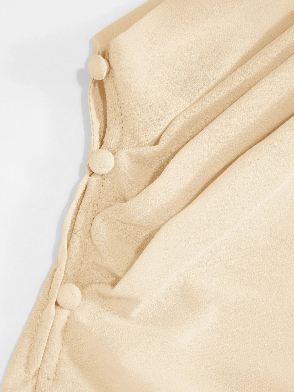 Satin High Neck Cape Sleeve Maxi Dress
