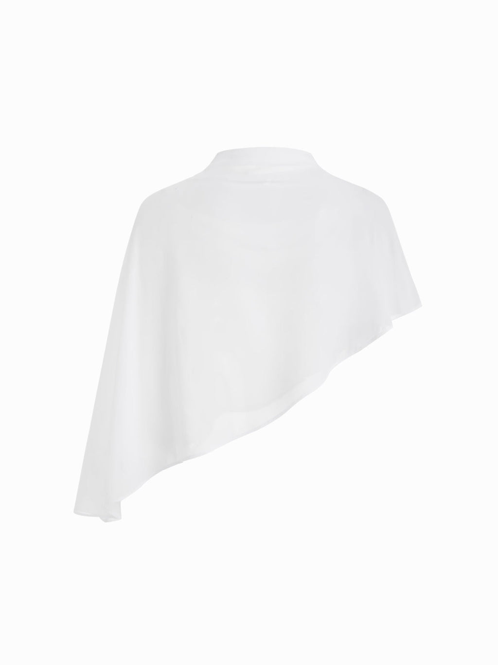 Satin High Neck Cape Sleeve Maxi Dress