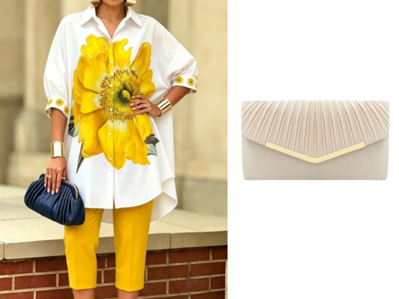 Sunflower Royale Luxe Co-Ord Elegance Set ¨C Premium Floral Statement Shirt & Tailored Pant Ensemble