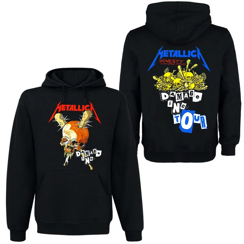 Rock Dark Wind Hoodie Men's Street Hip Hop Top Comfortable Hooded Sweater Fall_Winter Personality Men's Clothing