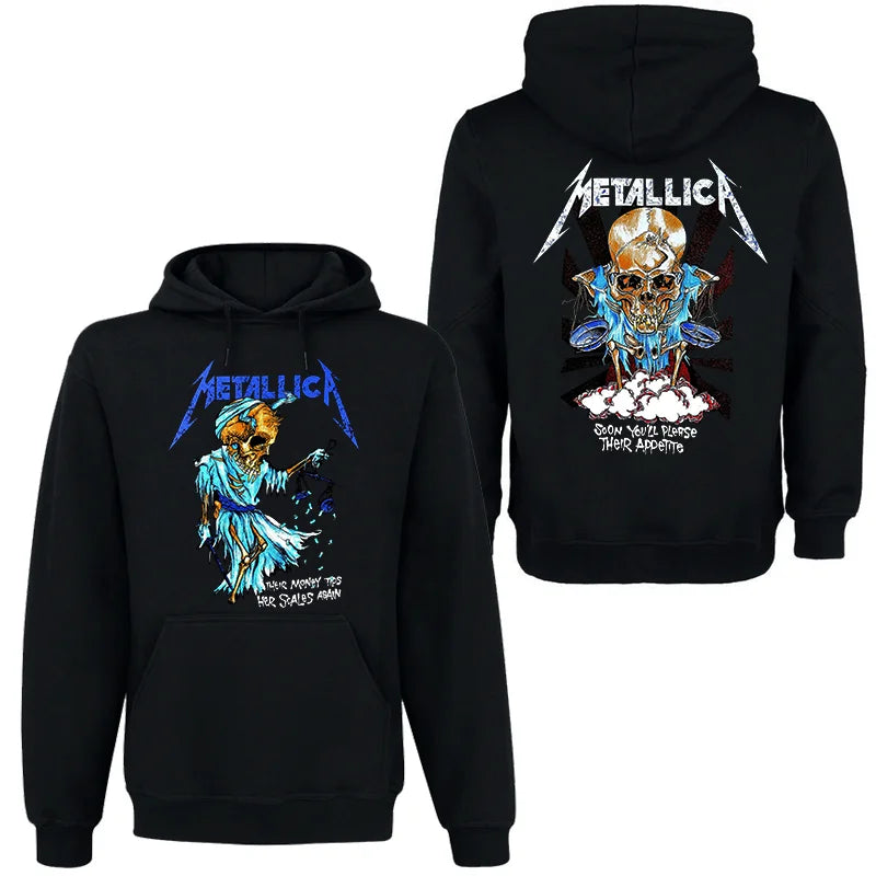 Rock Dark Wind Hoodie Men's Street Hip Hop Top Comfortable Hooded Sweater Fall_Winter Personality Men's Clothing