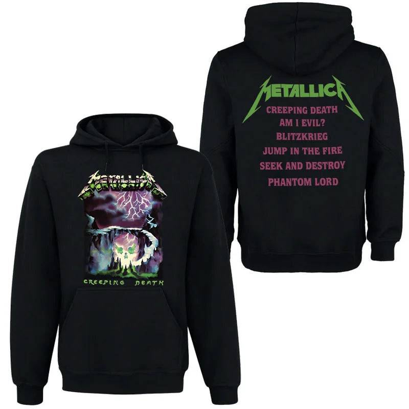 Rock Dark Wind Hoodie Men's Street Hip Hop Top Comfortable Hooded Sweater Fall_Winter Personality Men's Clothing