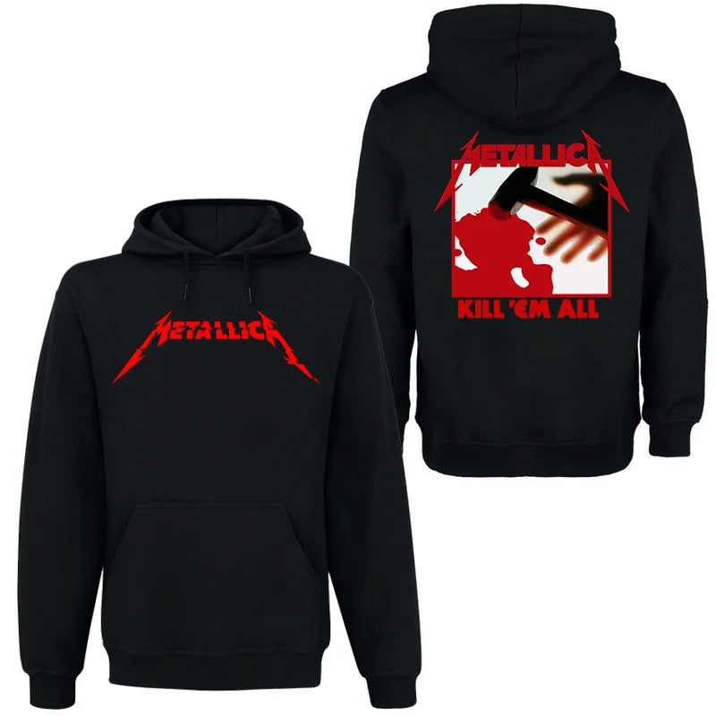Rock Dark Wind Hoodie Men's Street Hip Hop Top Comfortable Hooded Sweater Fall_Winter Personality Men's Clothing