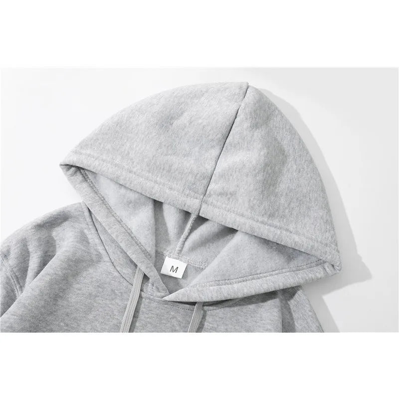 Autumn Winter Men Hooded Dear Person Behind Me You Are Enough Print Fashion Sweatshirt Hip Hop Casual Unisex Clothing