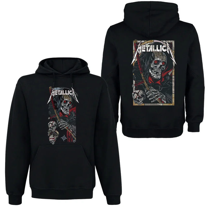 Rock Dark Wind Hoodie Men's Street Hip Hop Top Comfortable Hooded Sweater Fall_Winter Personality Men's Clothing