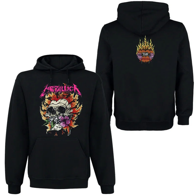Rock Dark Wind Hoodie Men's Street Hip Hop Top Comfortable Hooded Sweater Fall_Winter Personality Men's Clothing