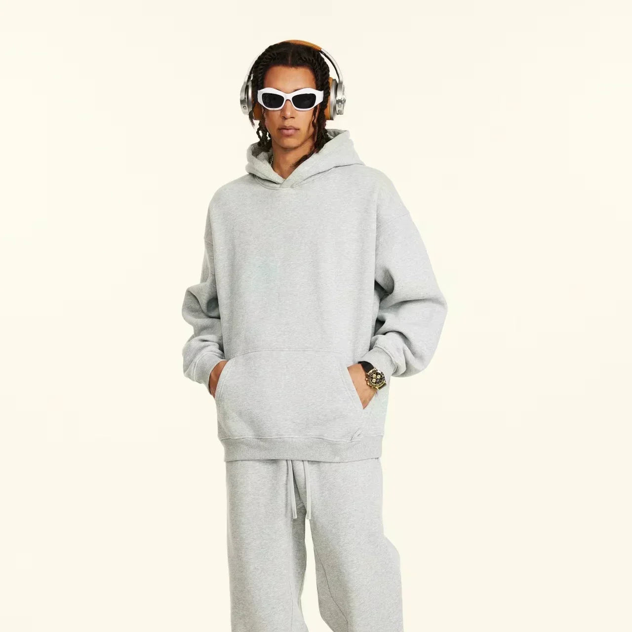 Rock Dark Wind Hoodie Men's Street Hip Hop Top Comfortable Hooded Sweater Fall_Winter Personality Men's Clothing