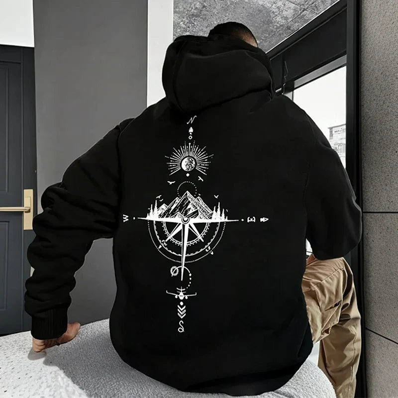 Men's hoodies. high-quality long-sleeved hooded sweatshirts spring and autumn casual sports tops for men's wear