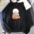Print Women Hoodie Kawaii Female Sweatshirt Harajuku Loose Long Sleeve Plus Size Clothes Tops
