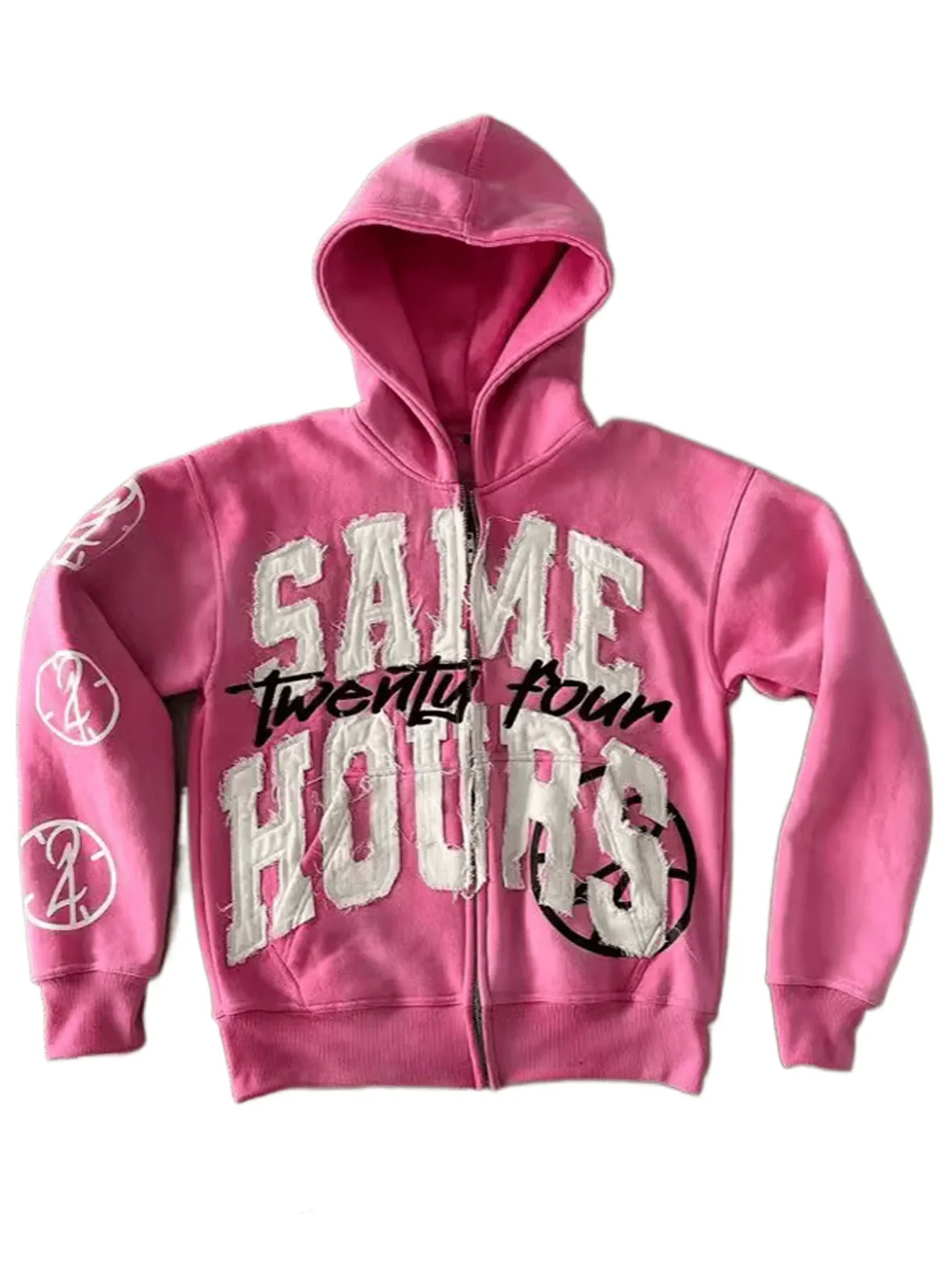 Y2k Hoodie Graphic Zip Up Hoodies Hip Hop Streetwear Aesthetic Sweatshirts Oversized Vintage Outfit