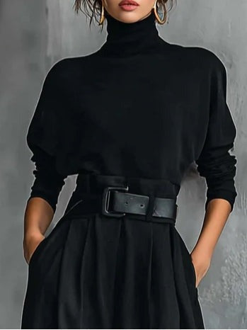 Veloura Slate Luxe Jumpsuit